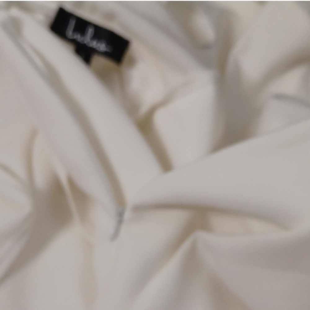 Lulu's White Cape Overlay Sheath Dress - Picture 13 of 14